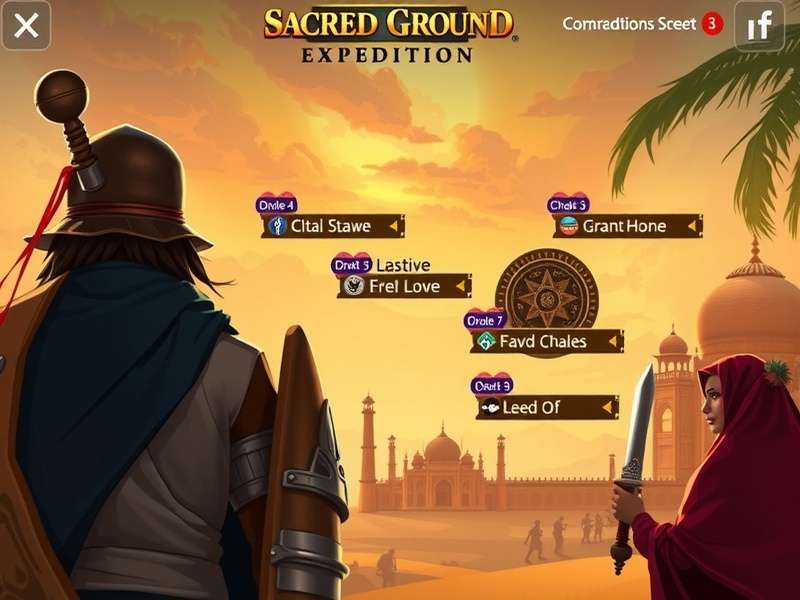 Sacred Ground Expedition gameplay screenshot